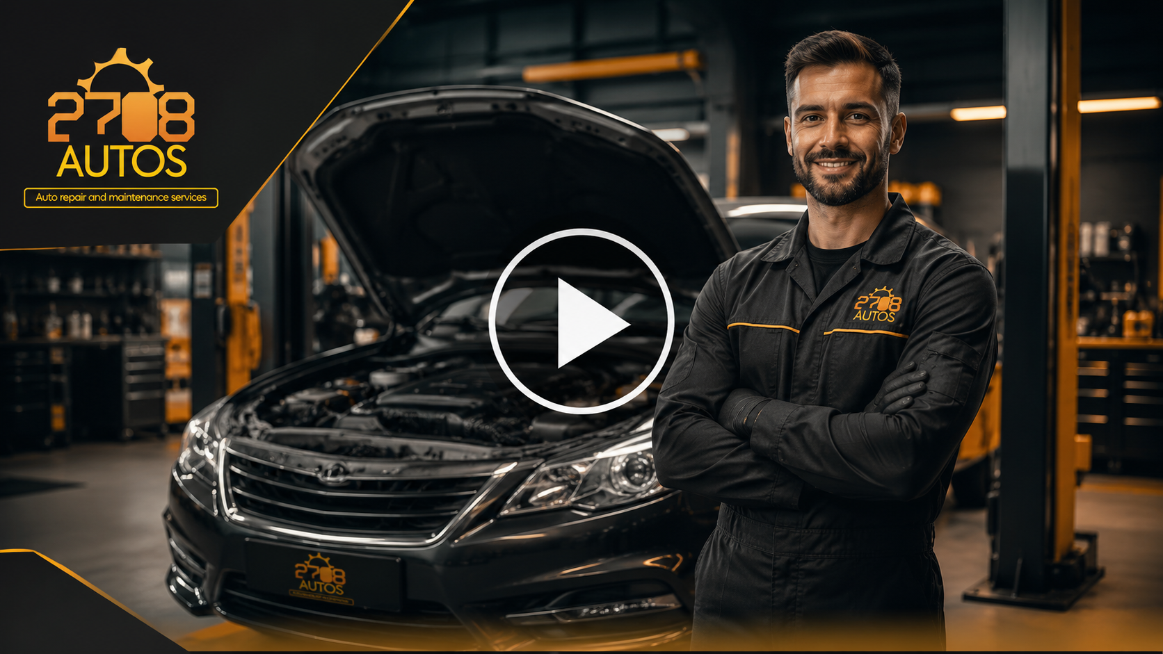 Auto repair promotional video thumbnail